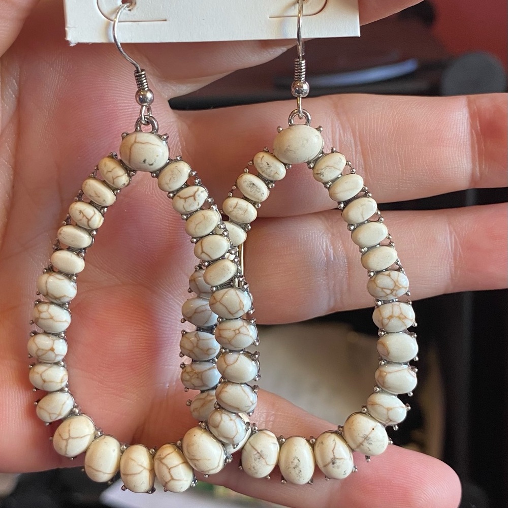 Natural Stone Earrings